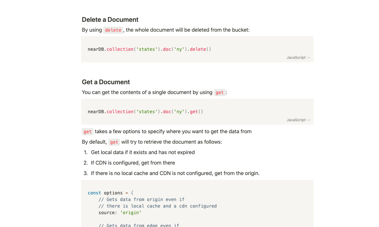 NearDB gallery image