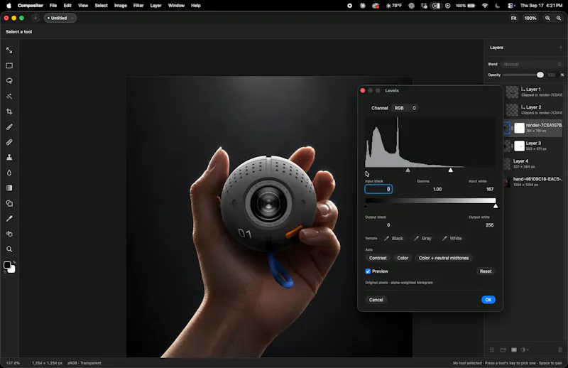 Compositor screenshot 4