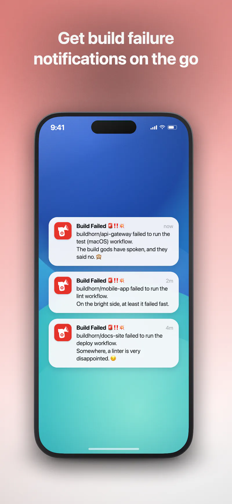 Buildhorn: CI/CD Alerts screenshot 4