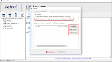 SysTools SQL Recovery Software gallery image