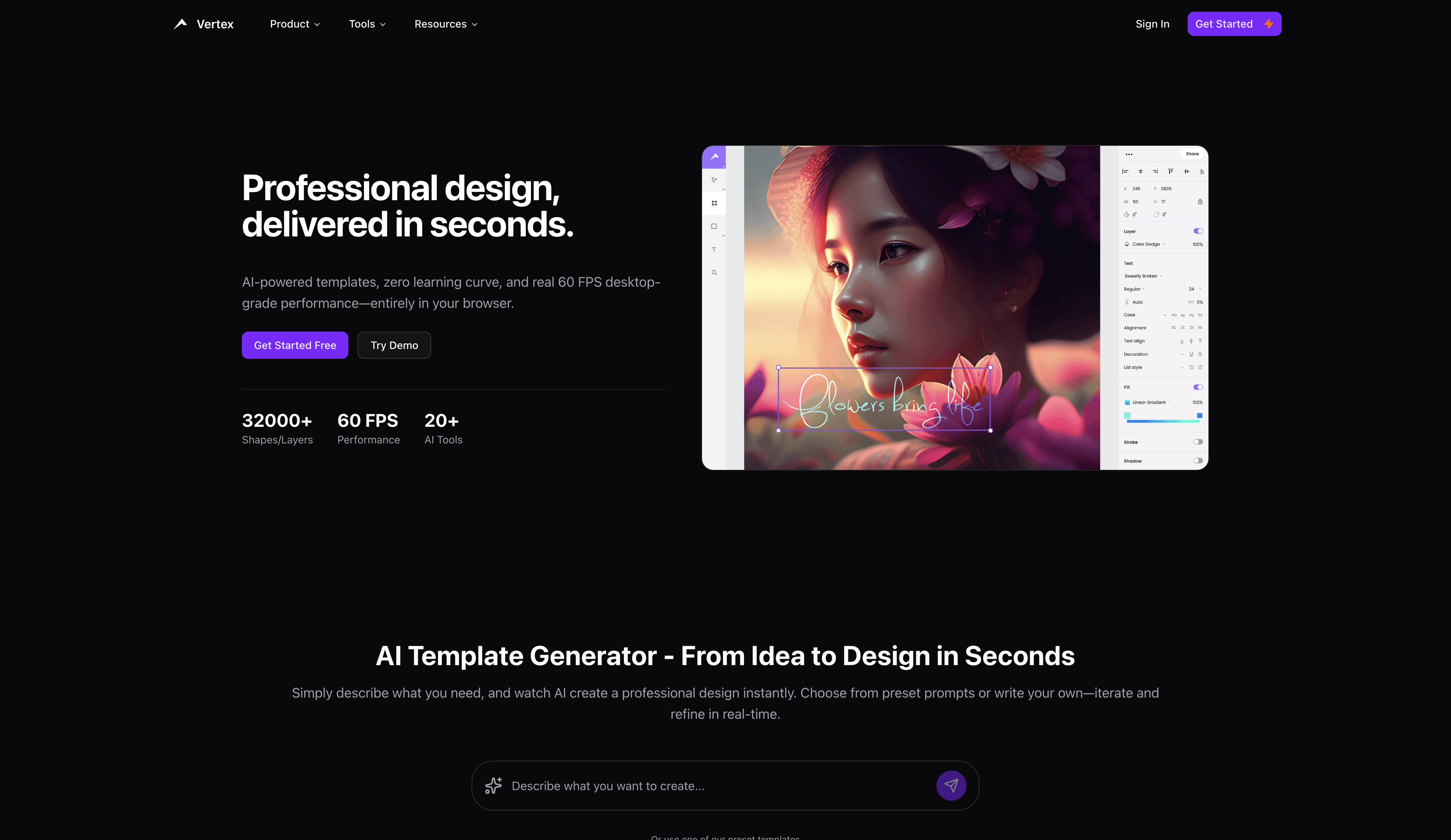 Free Photo Editor - Main product screenshot demonstrating key features and user interface