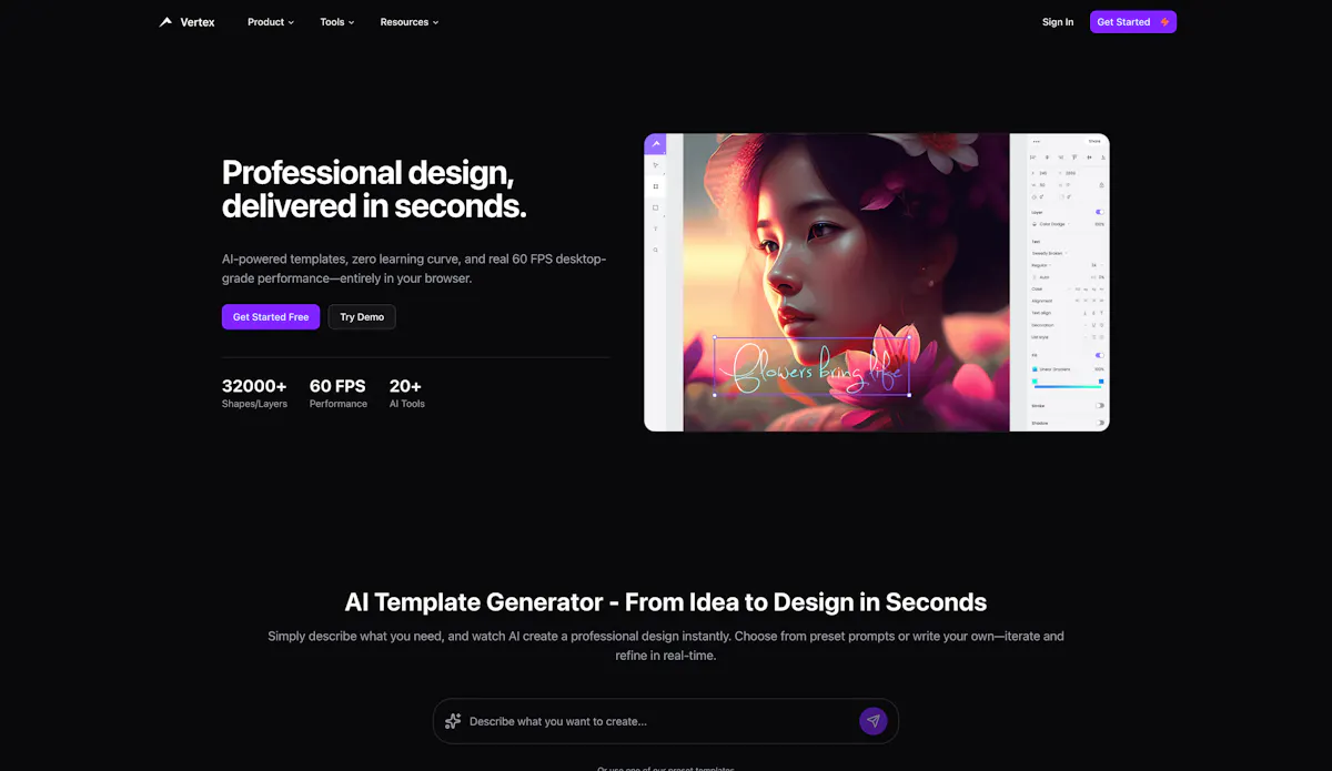 Vertex.art - Free Photo Editor