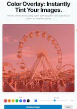 Color Overlay Image Tool Free Online gallery image