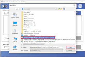 DRS CSV to vCard Converter gallery image