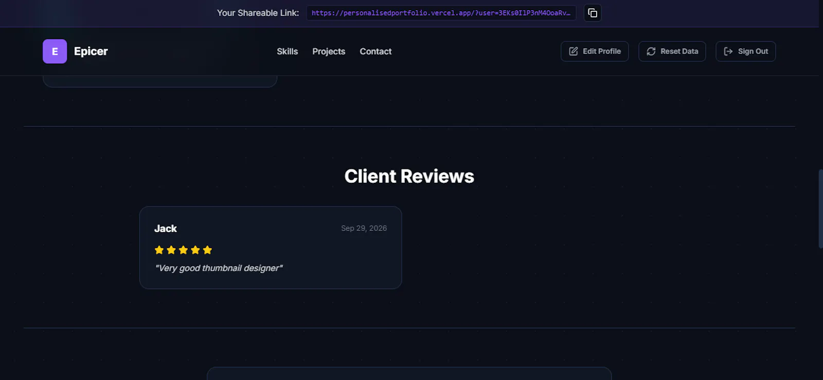ShowcaseMe screenshot 5
