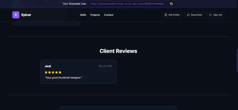 ShowcaseMe screenshot 5