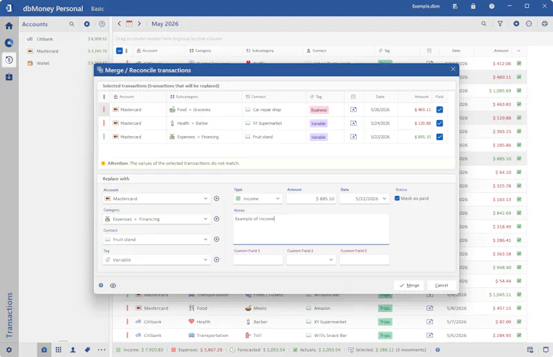 dbMoney Personal screenshot 7