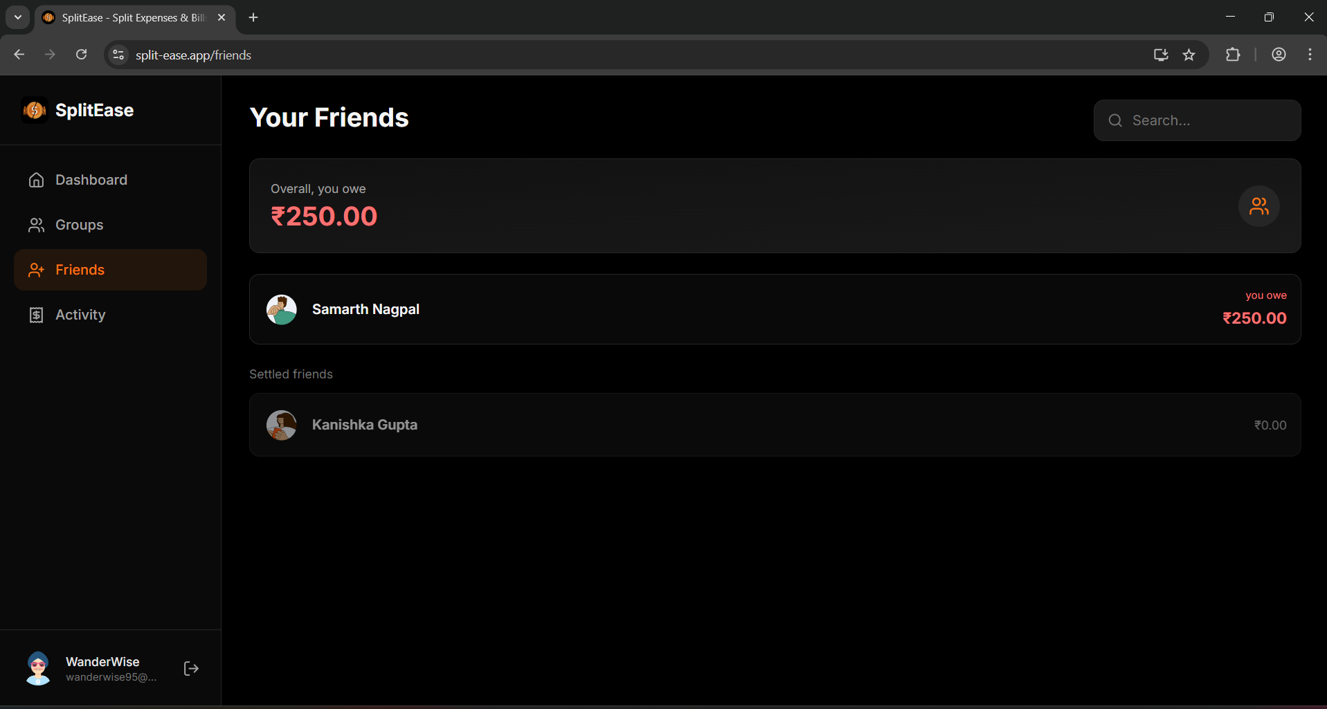 SplitEase - Screenshot 4 showing product features and functionality
