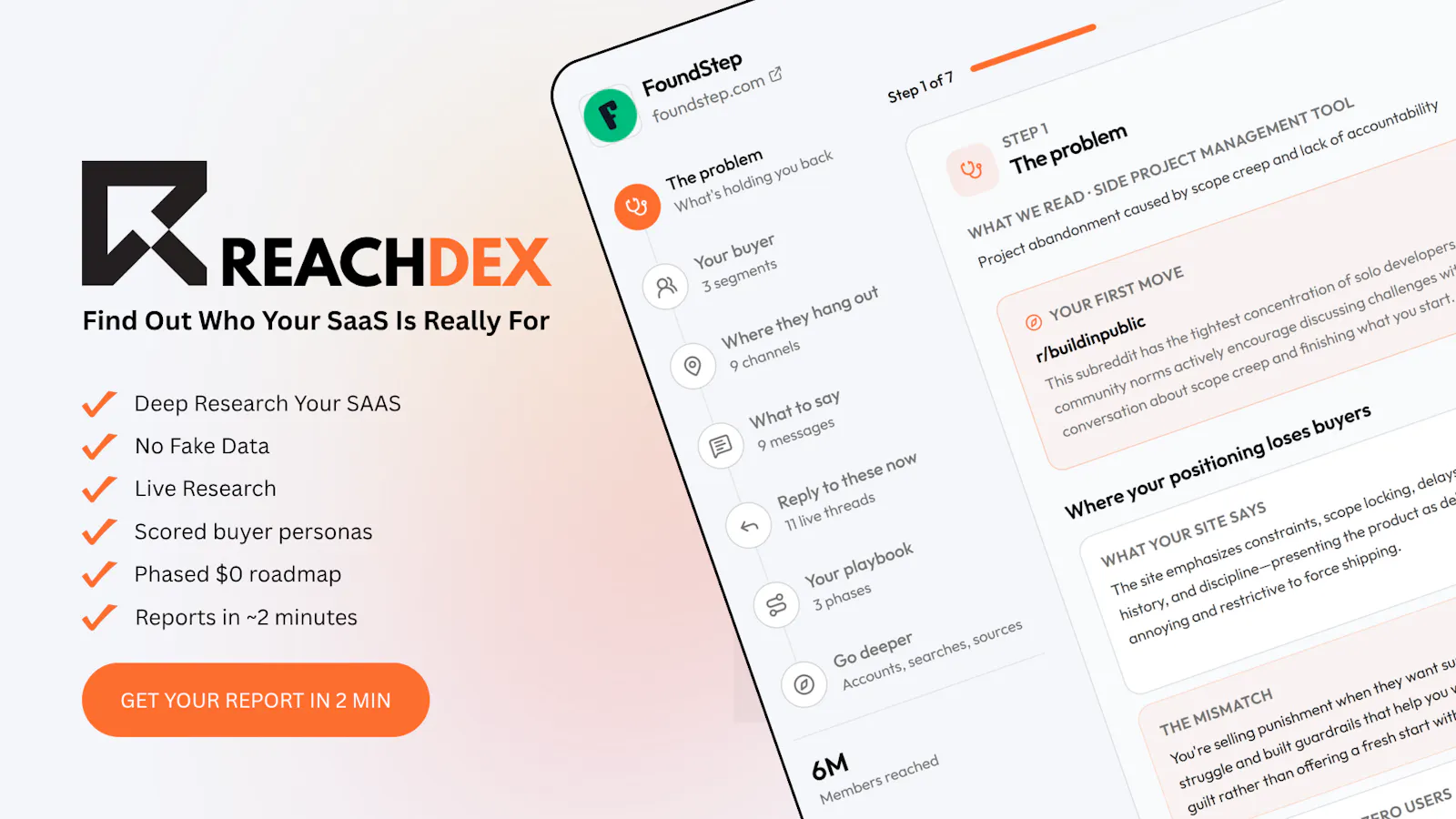 ReachDex screenshot 2