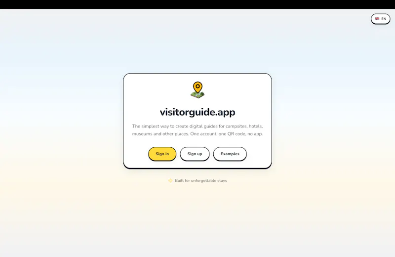 visitorguide.app screenshot 1