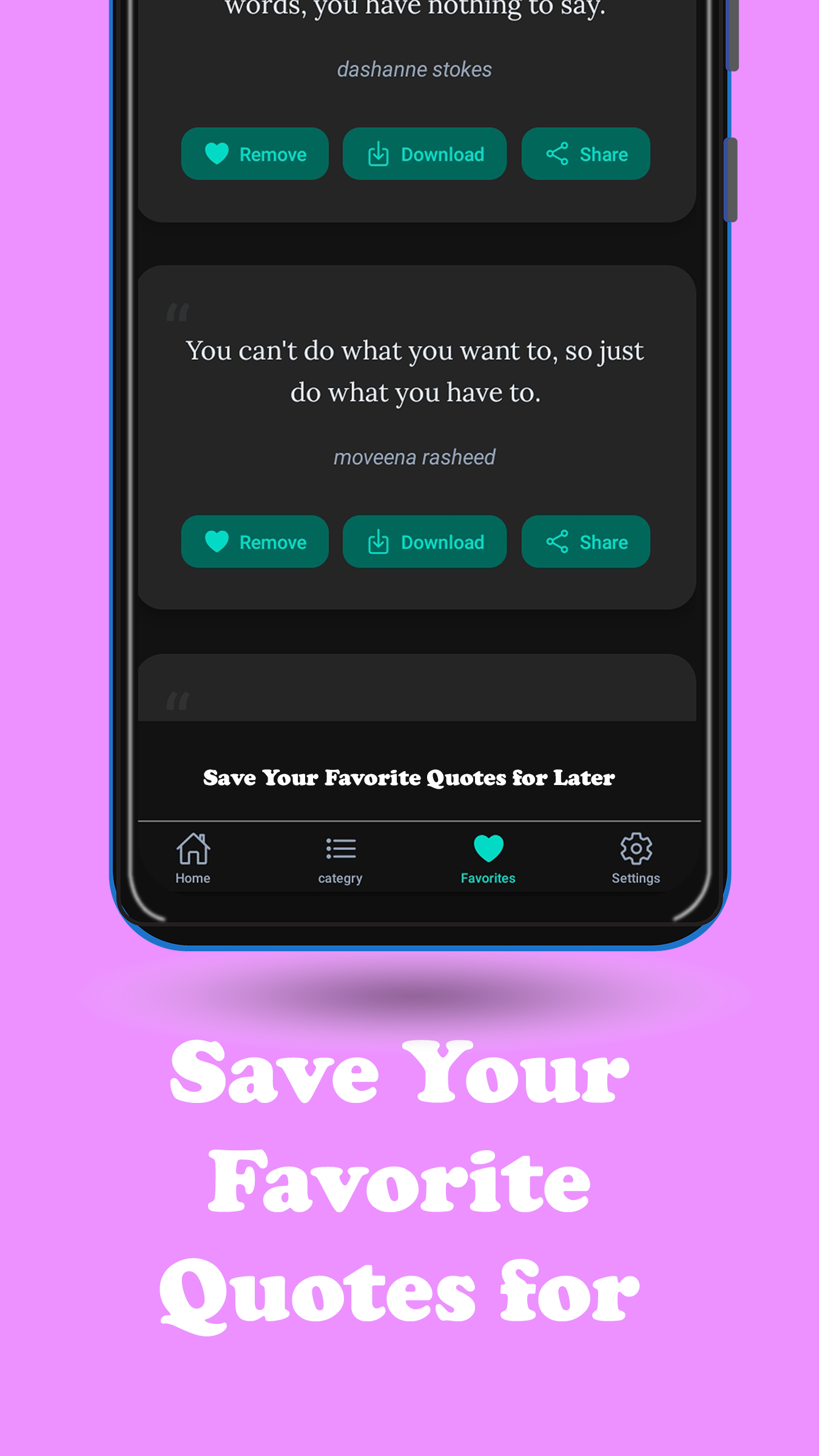 30000 Quotes App - Main product screenshot demonstrating key features and user interface