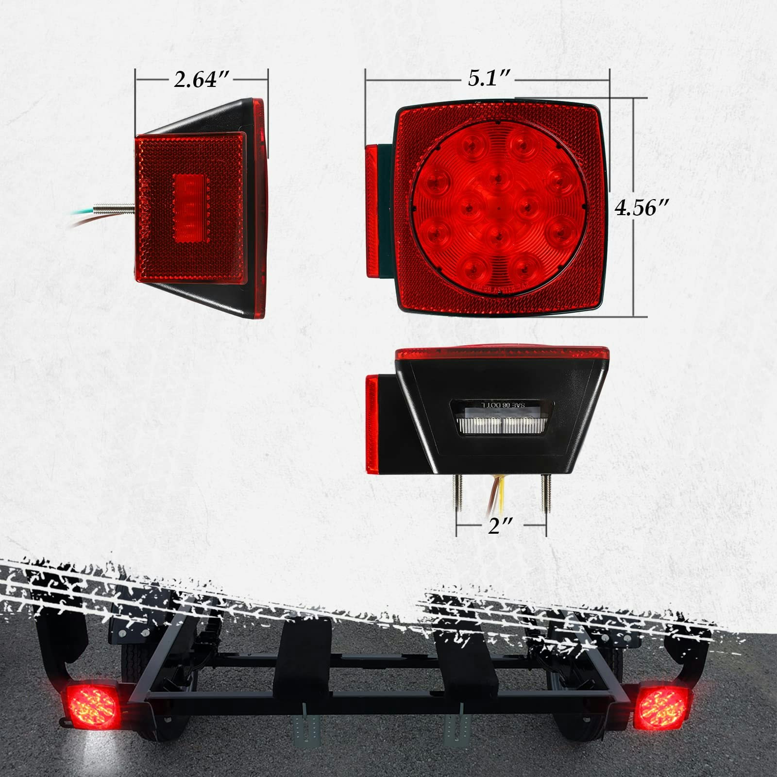 Partsam led trailer lights gallery image