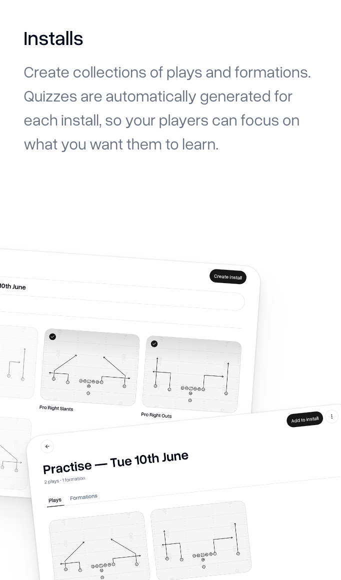 Mídia 7 de Play Designer Pro - Turn your football playbook into Duolingo-style quizzes