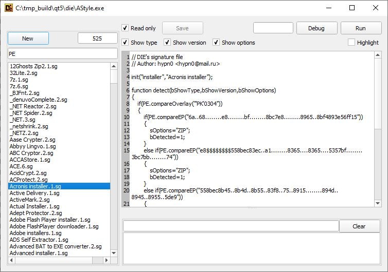 Detect It Easy gallery image