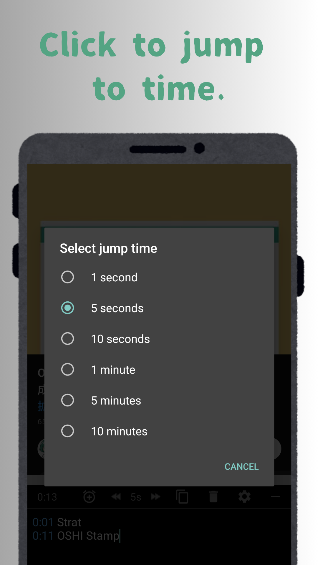 OSHIStamp: YouTube Timestamps media 2