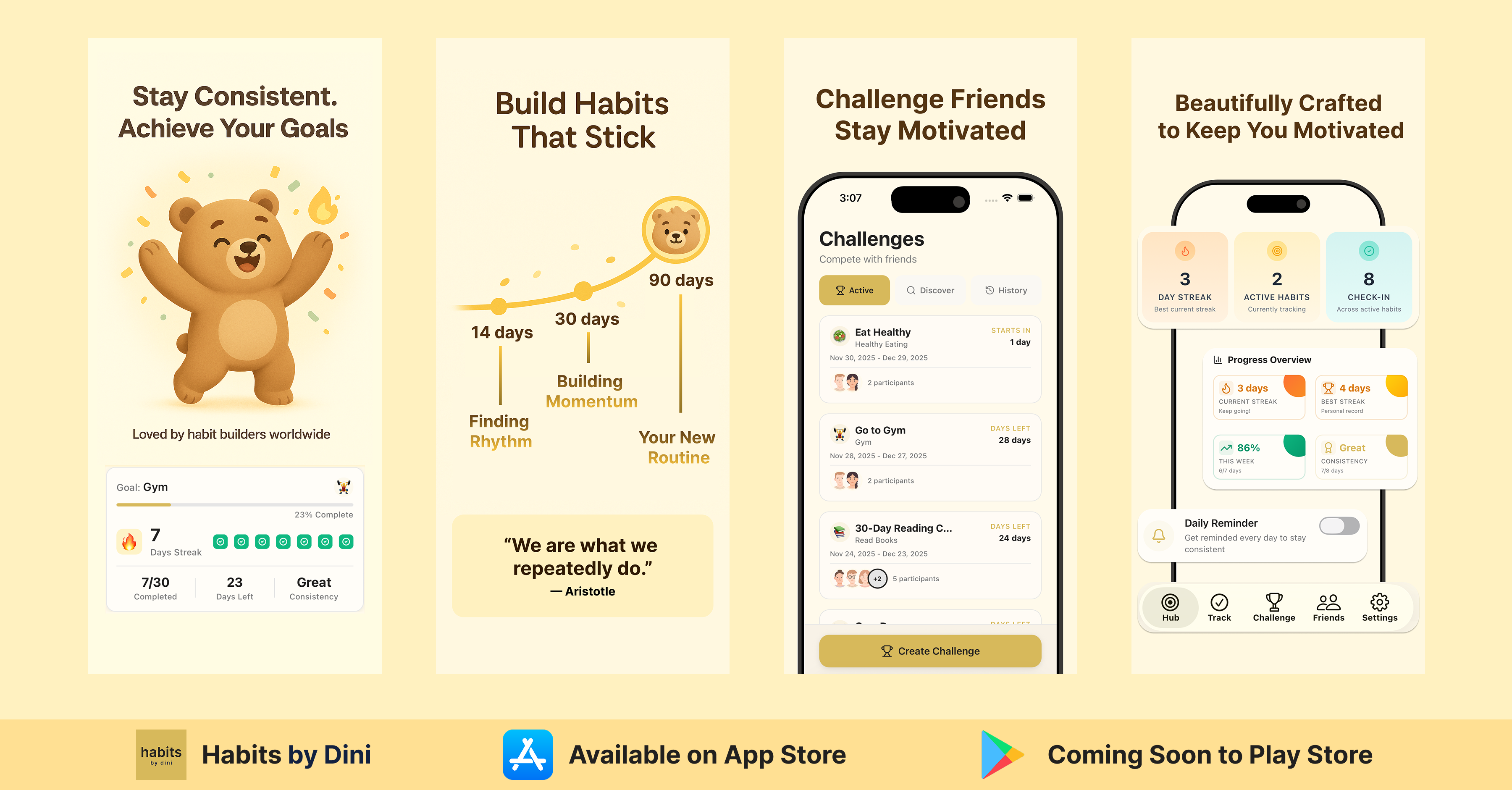Habits by dini - Main product screenshot demonstrating key features and user interface