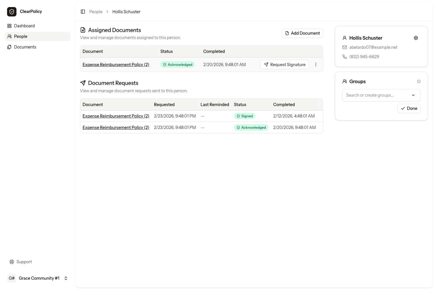 ClearPolicy - Screenshot 3 showing product features and functionality