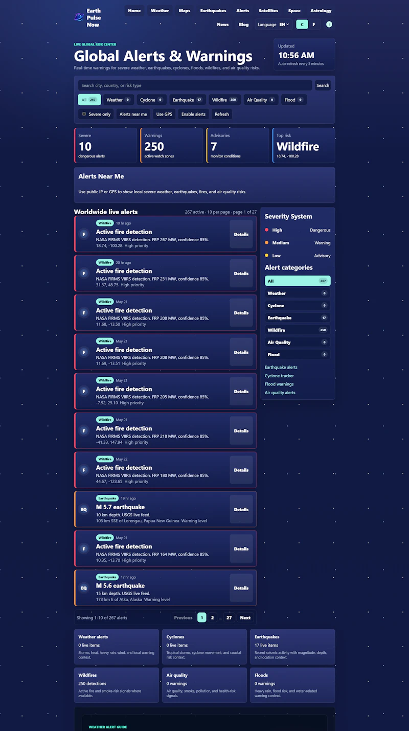 Earth Pulse Now screenshot 2