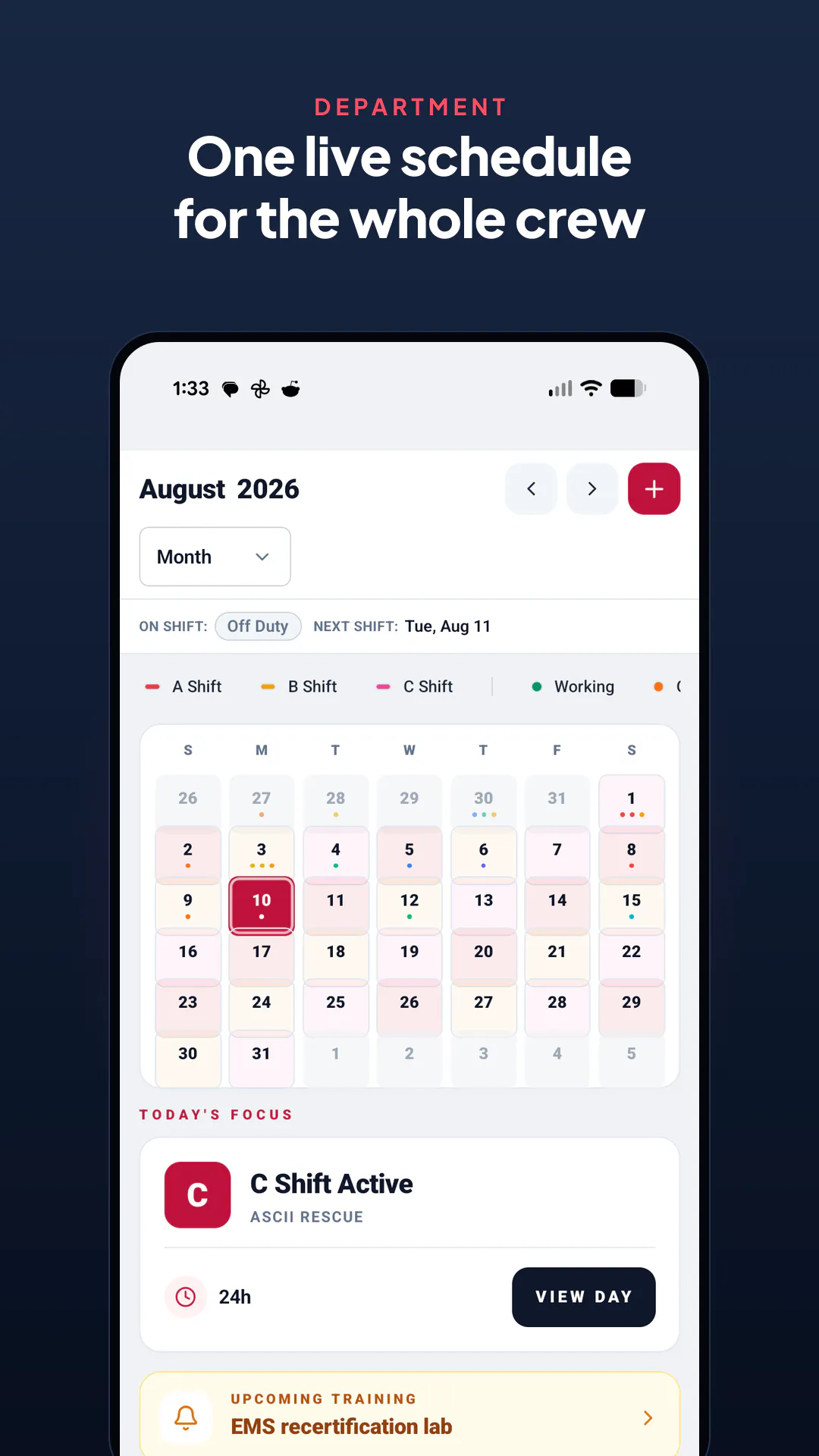 RescueShift screenshot