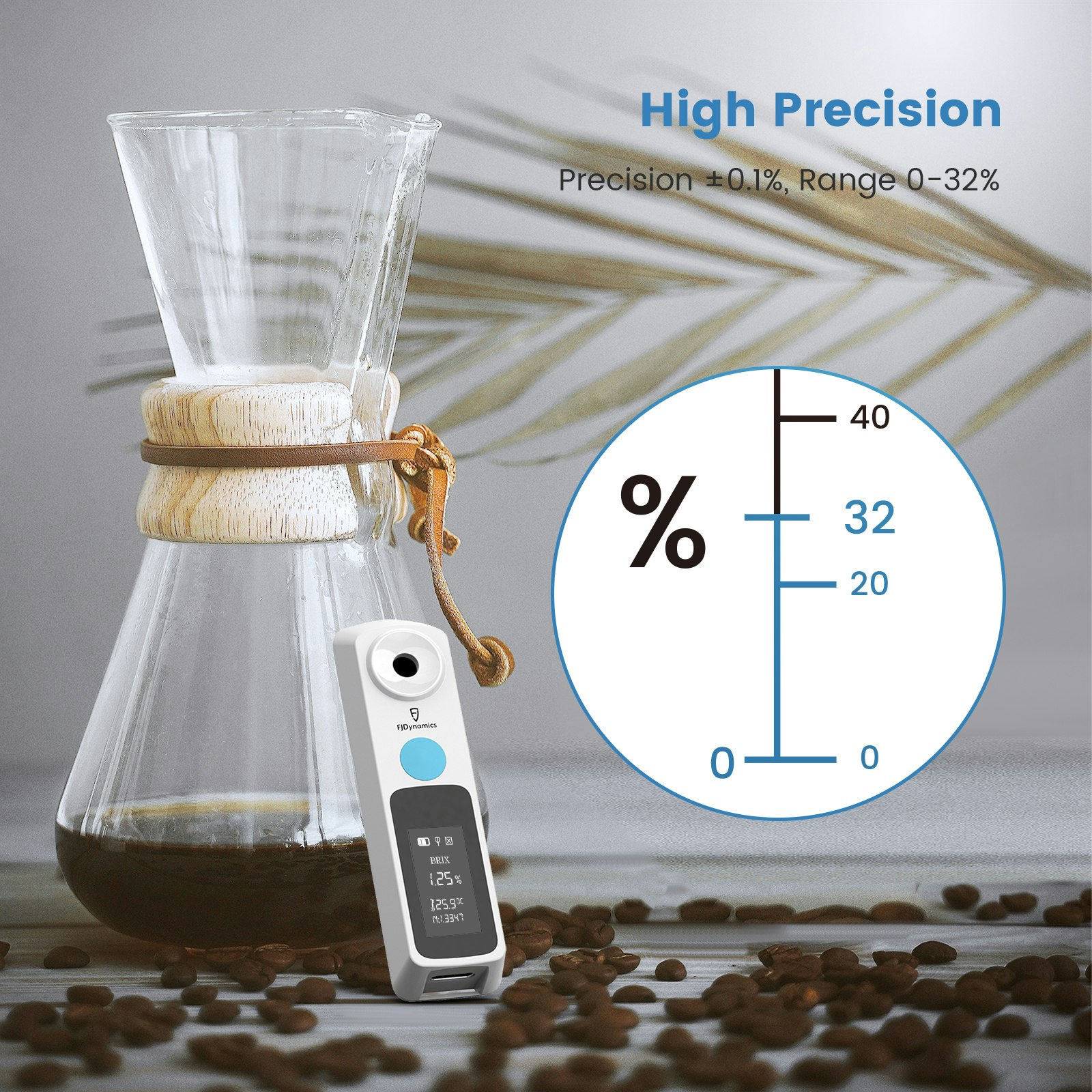 FJDynamics Digital Brix Refractometer