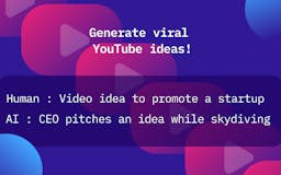 AI-powered YouTube Idea Generator media 1