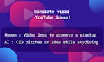 AI-powered YouTube Idea Generator image