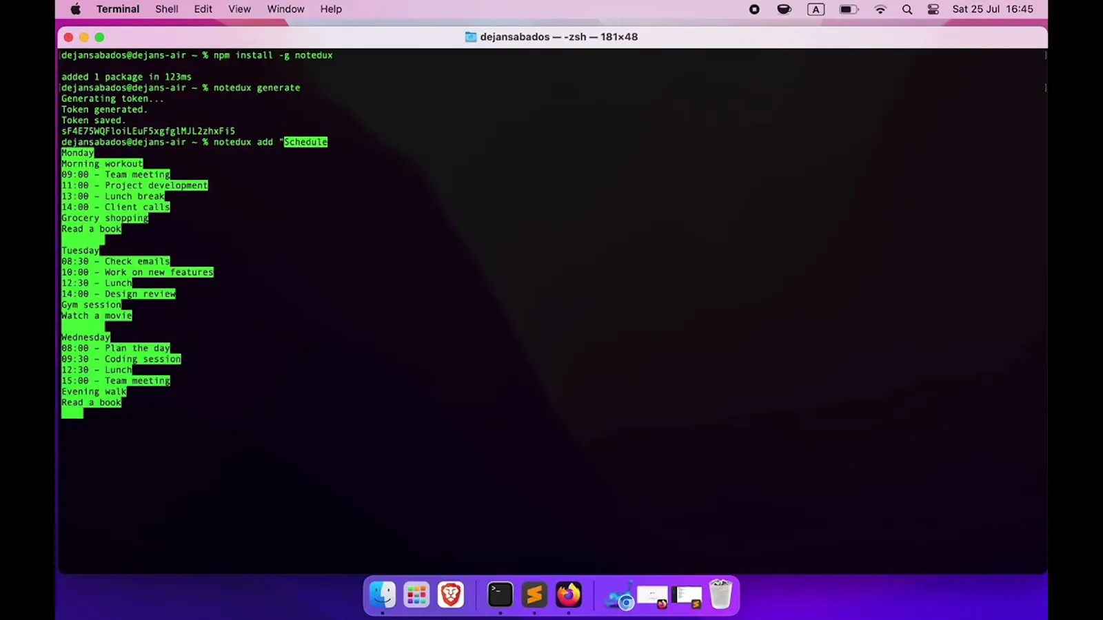 Notedux screenshot 1 (video preview)