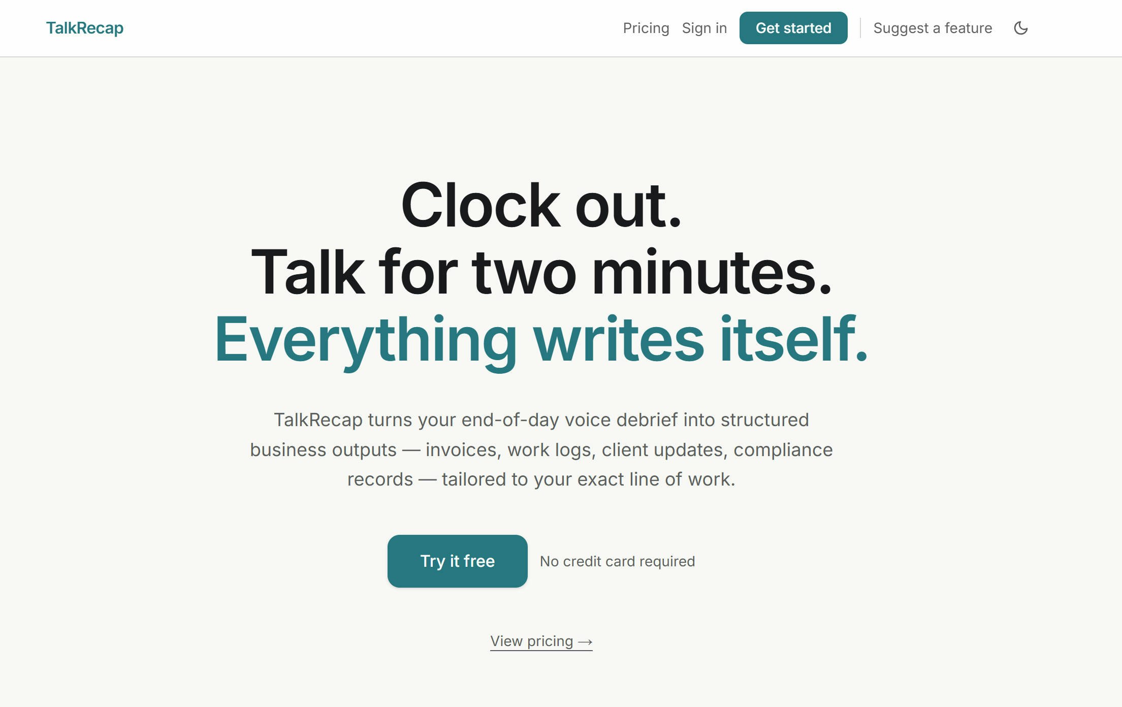 TalkRecap gallery image