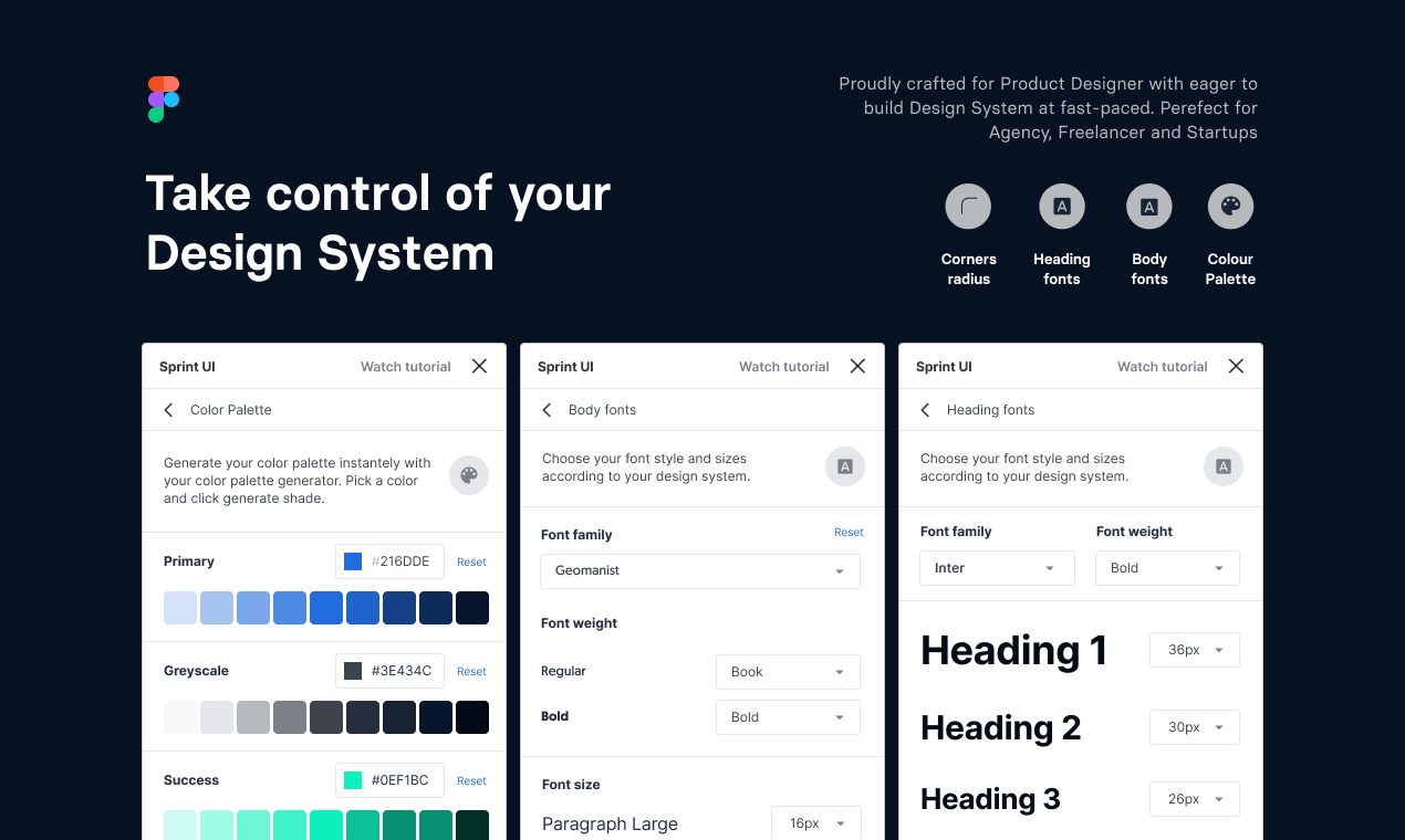 SprintUI - Design system generator gallery image