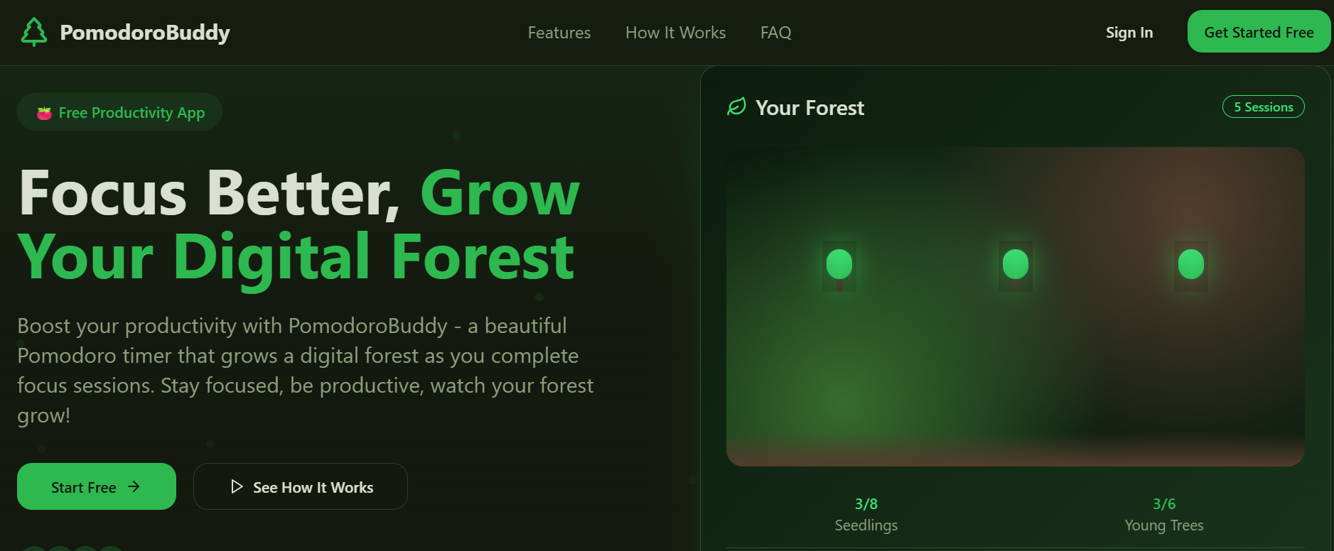 PomodoroBuddy - Product Hunt launch logo and brand identity