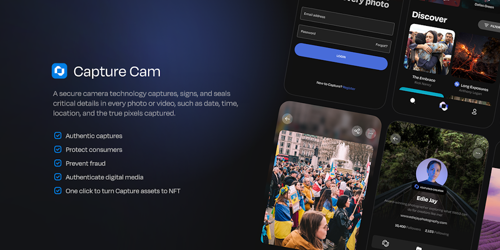 Capture : Secure creativity & content consent in AI era | Product Hunt
