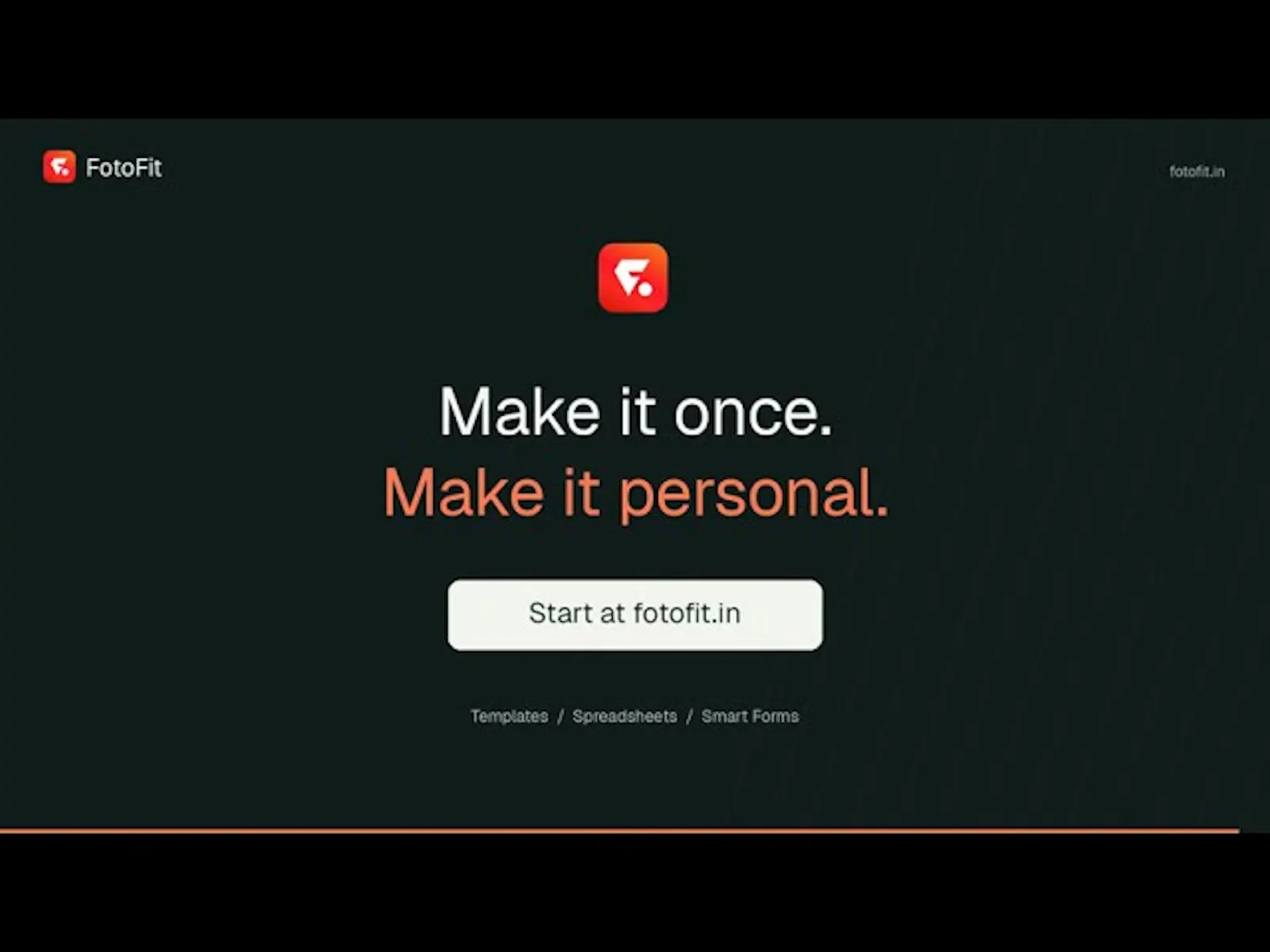 FotoFit screenshot 1 (video preview)