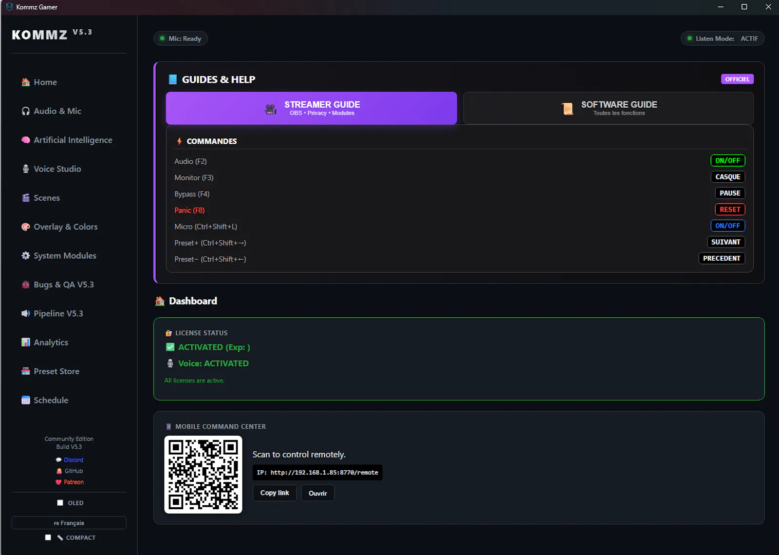 KOMMZ Gamer v5.3 screenshot 2