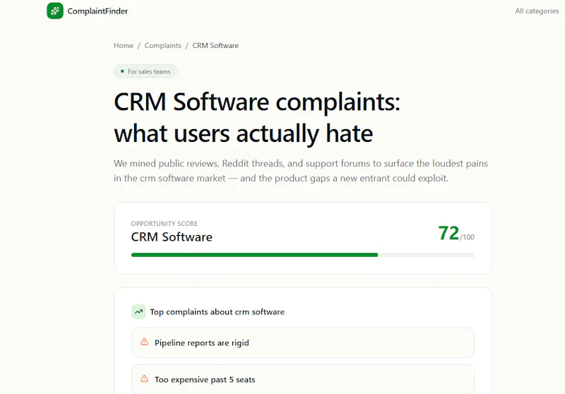 ComplaintFinder screenshot 3