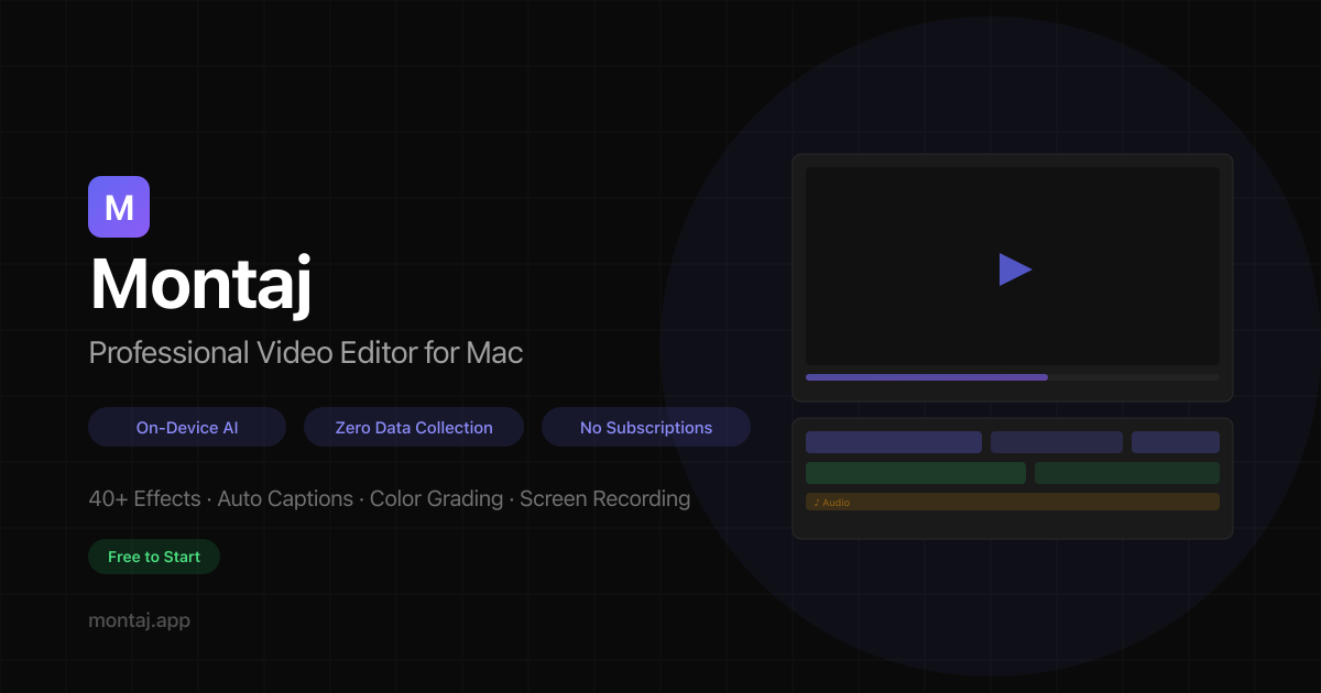 Montaj - Screenshot 2 showing product features and functionality