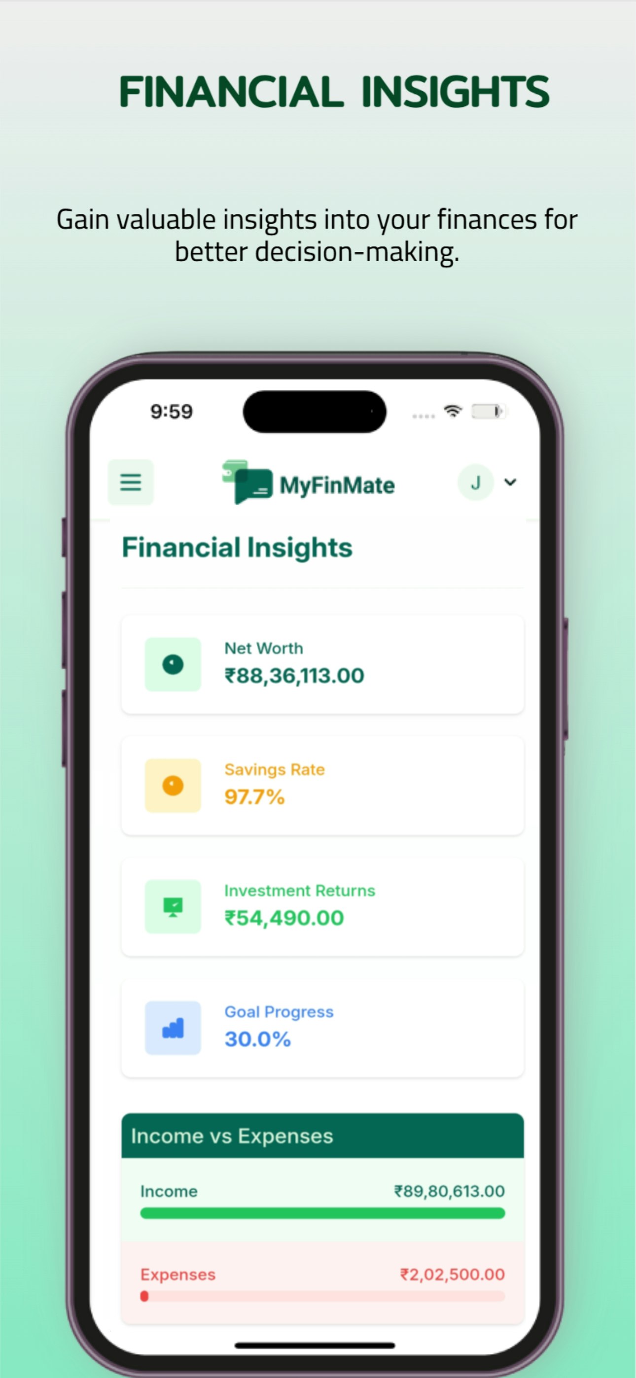 MyFinmate - Personal Finance App - Smart Money Management mit vollständiger Privatsphäre Ihrer Daten Medien 7