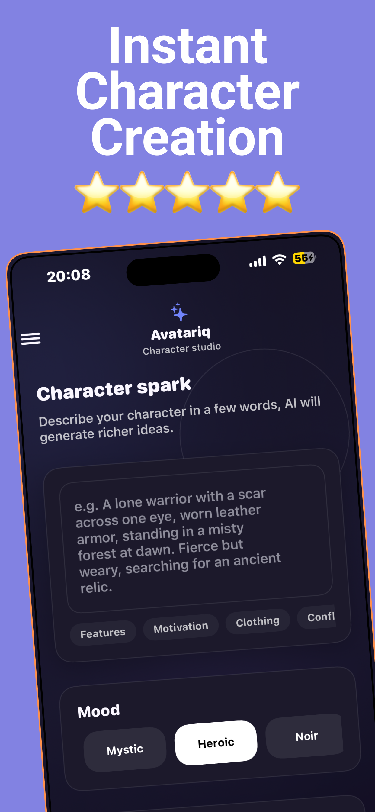 AvatarIQ - Main product screenshot demonstrating key features and user interface