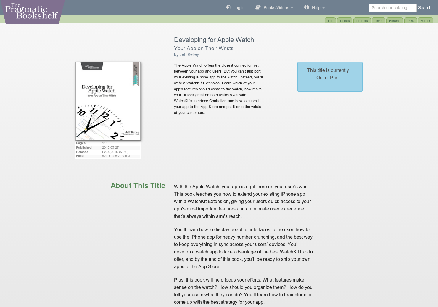 Developing for Apple Watch