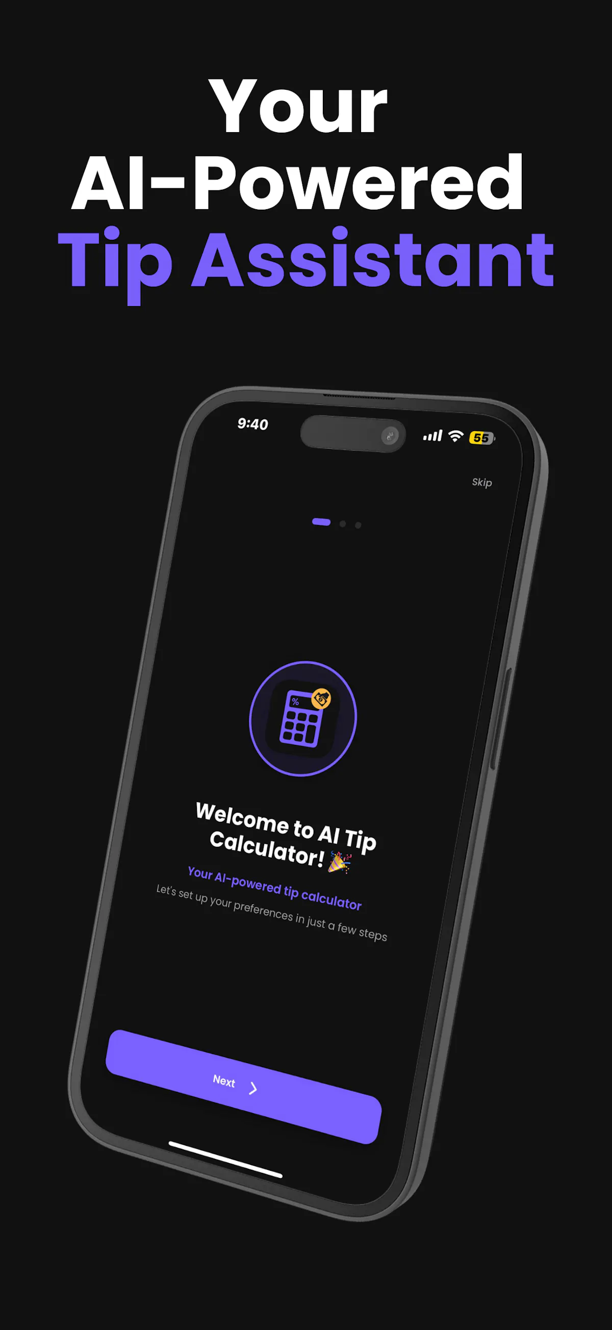 AI Tip Calculator