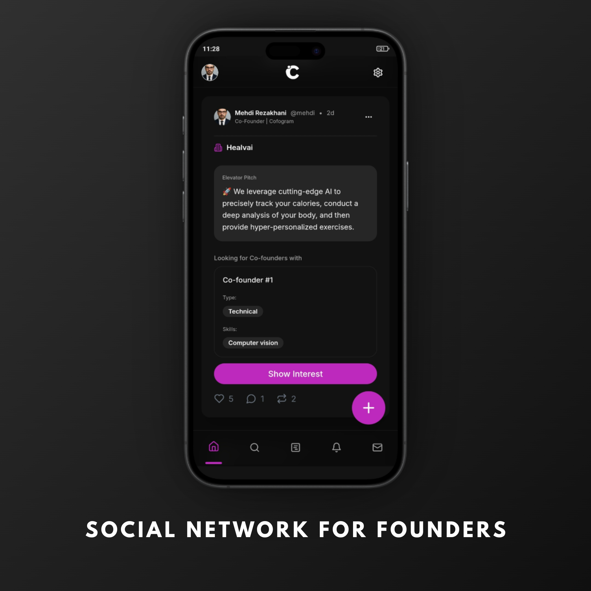 Cofogram - AI Social Network voor oprichters! media 2