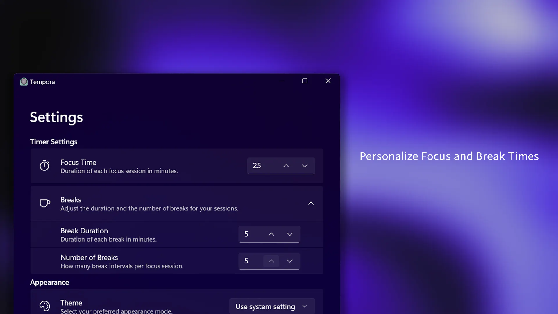 Tempora – Pomodoro Timer & Focus App gallery image