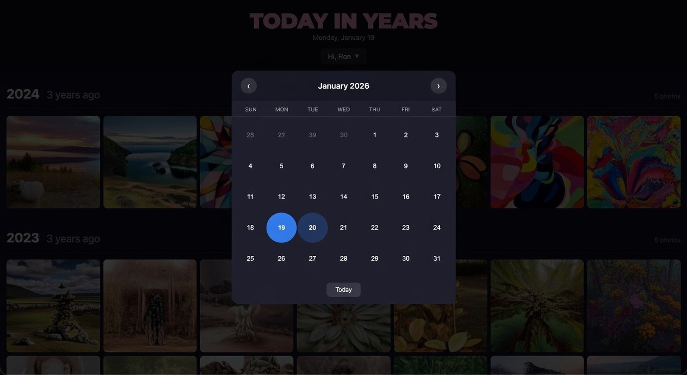 Today in Years gallery image