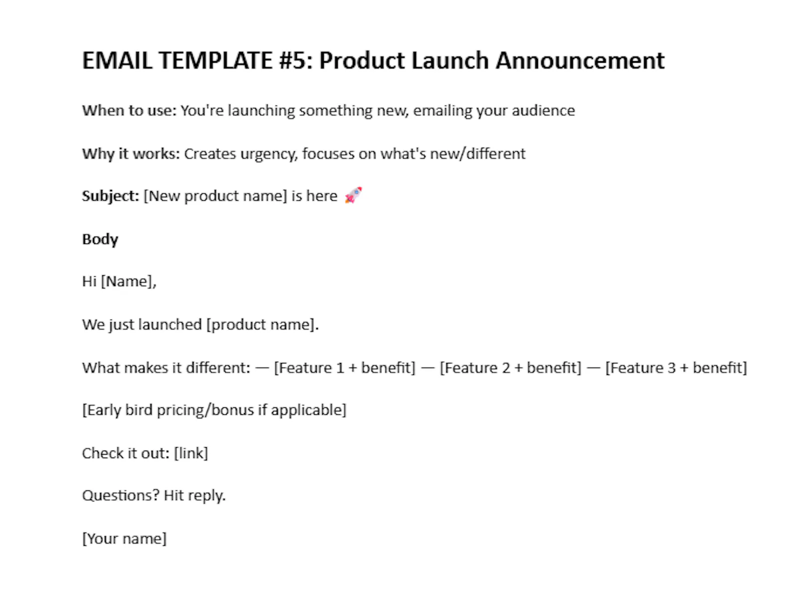 20 High-Converting Email Templates screenshot 3