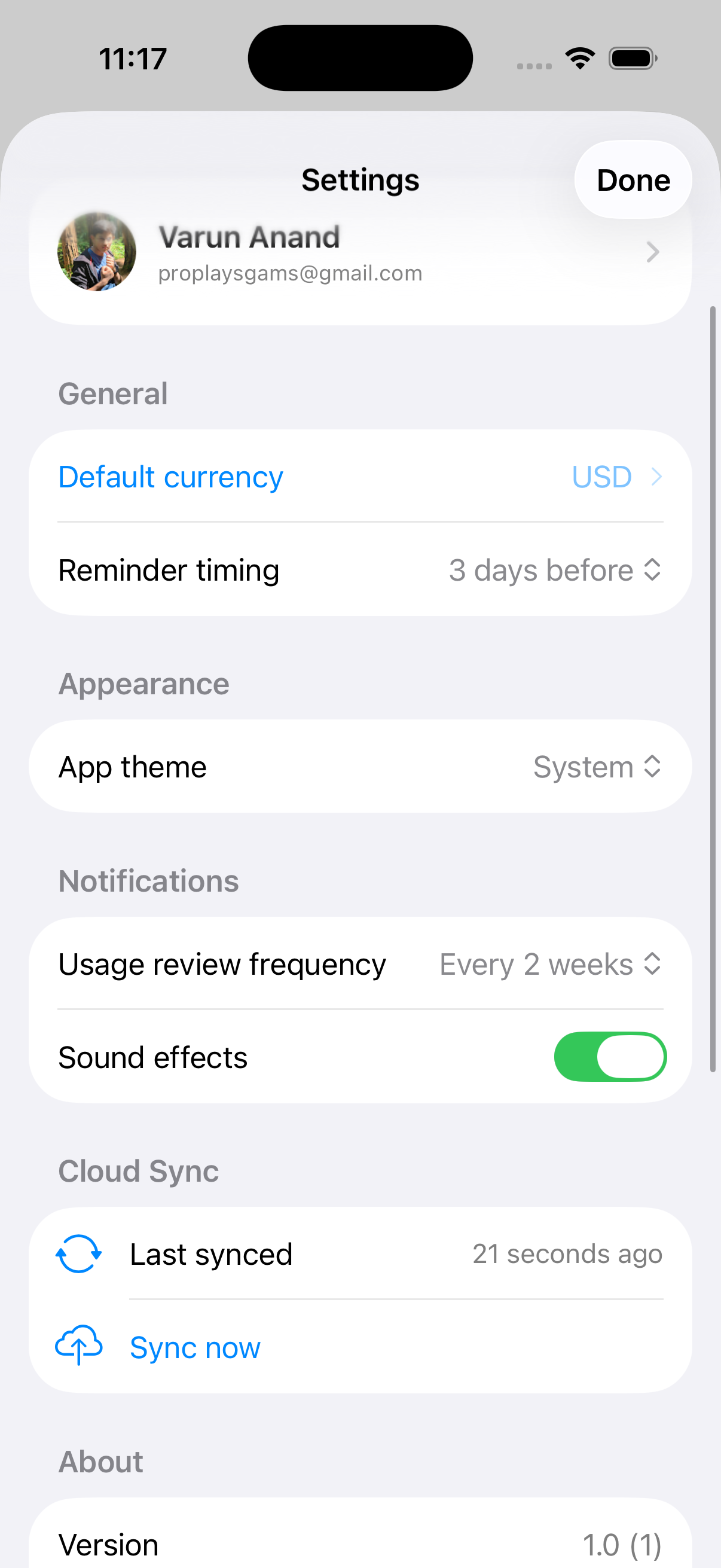 Recurr on iOS gallery image