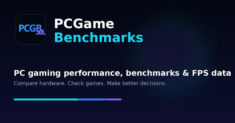 PCGameBenchmarks screenshot 1