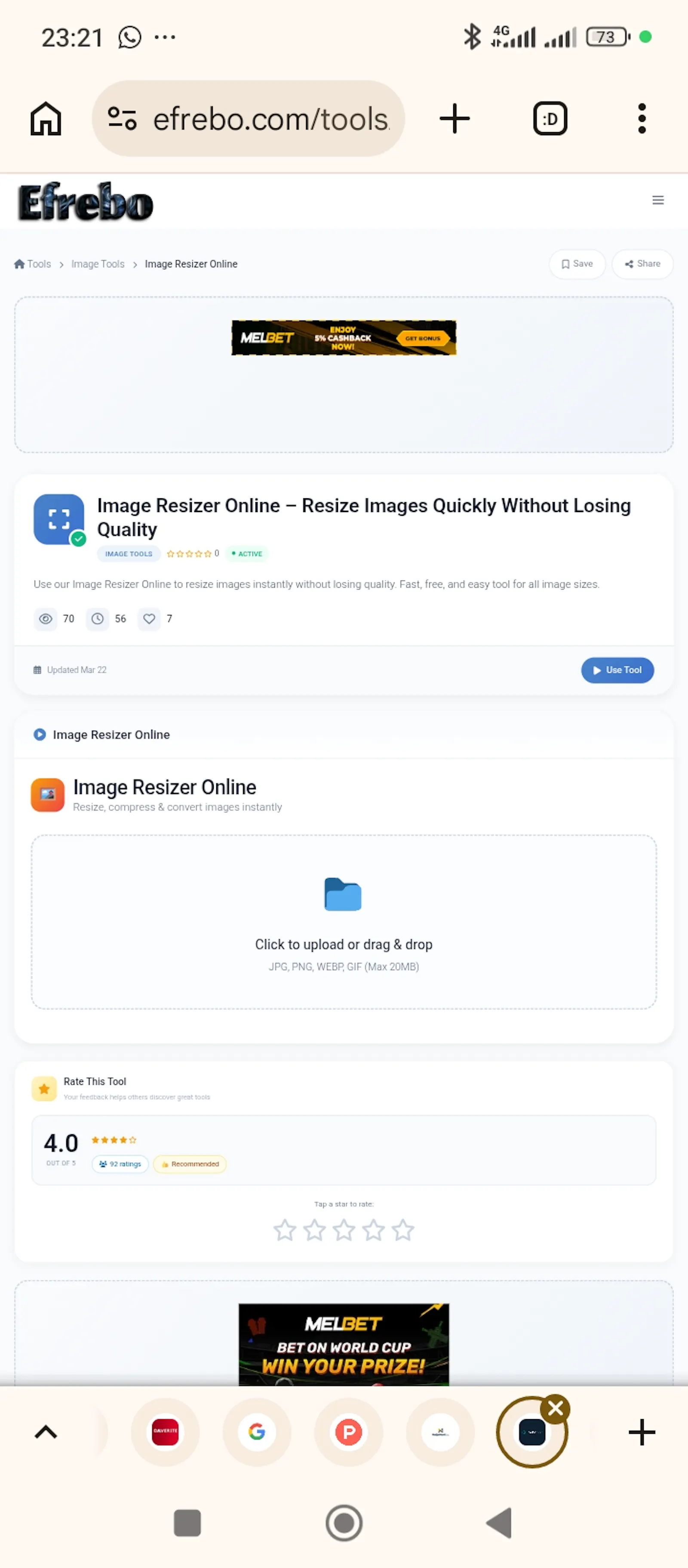 Efrebo.com screenshot 4