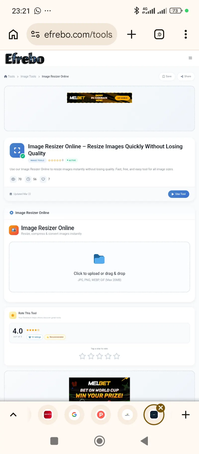 Efrebo.com screenshot 4