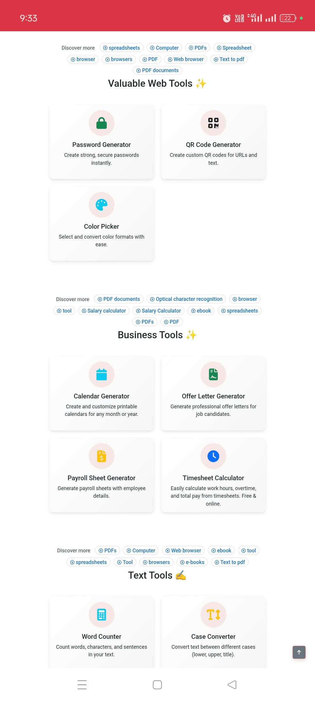 iLovePDFGo – Free PDF Converter Tools - Screenshot 4 preview