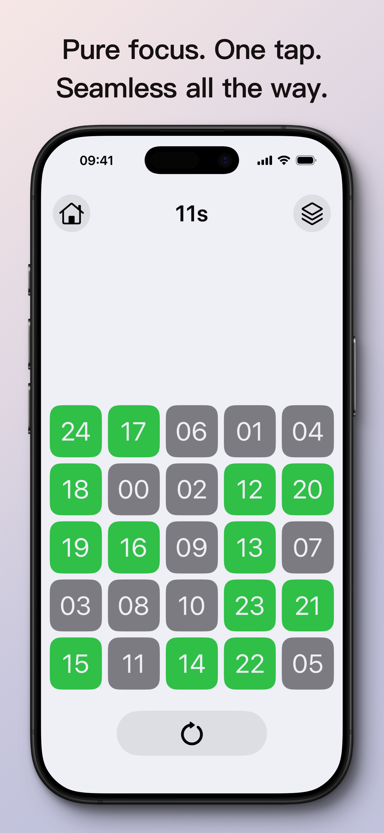 Dhyana - Dikkat ve reaksiyon hızı için Schulte Grid Focus Trainer medya 2