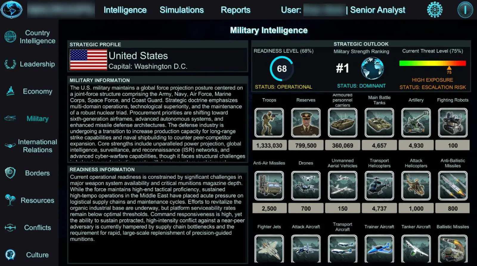 MacroOps Simulation Engine screenshot 5